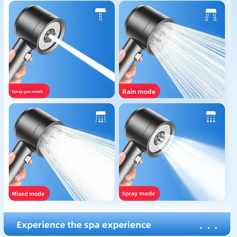 Pet Turbo Pressure Shower Head with Filter